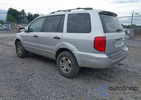 2003 Honda Pilot Ex-L из США, поврежденный, VIN 2HKYF18573H596920